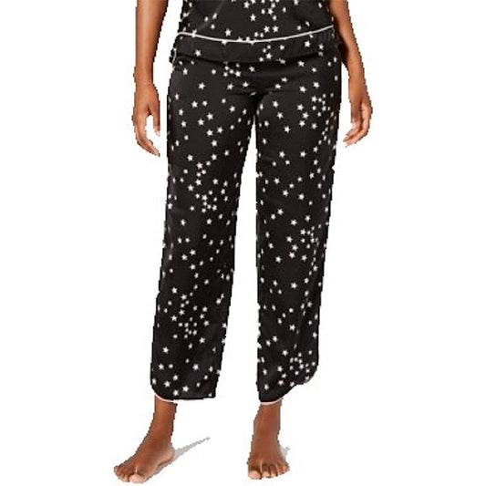 INC Printed Only Sleep Pants Starry Night Black M