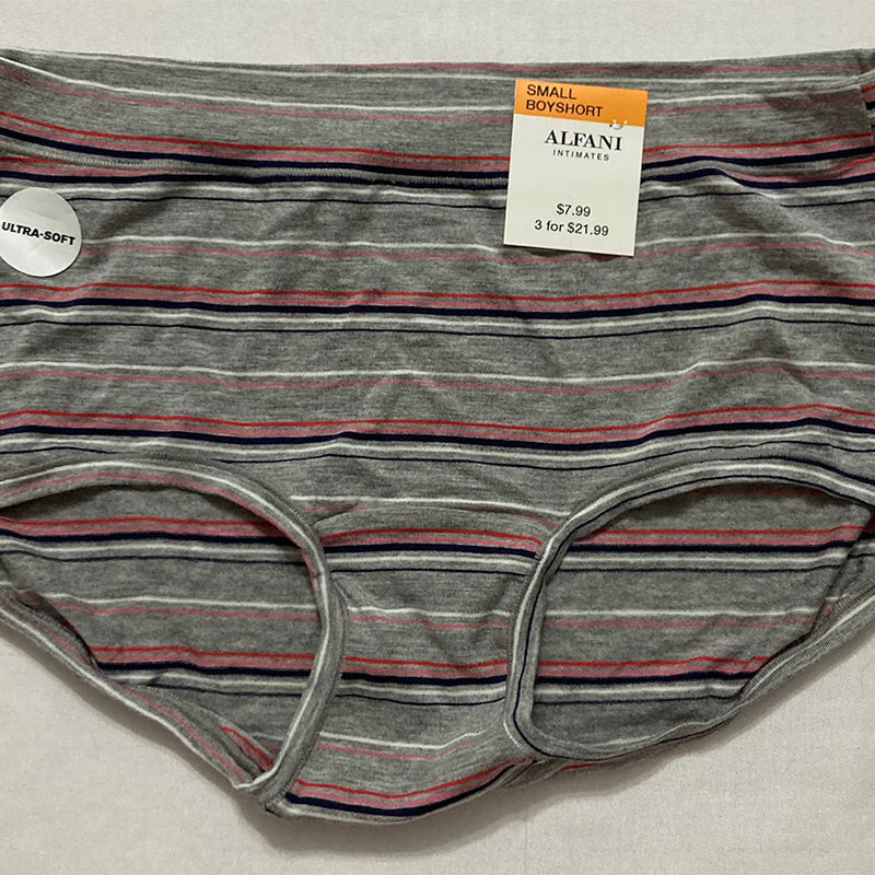 Alfani Ultra Soft Mix-and-Match Boyshort Underwear Multicolor S