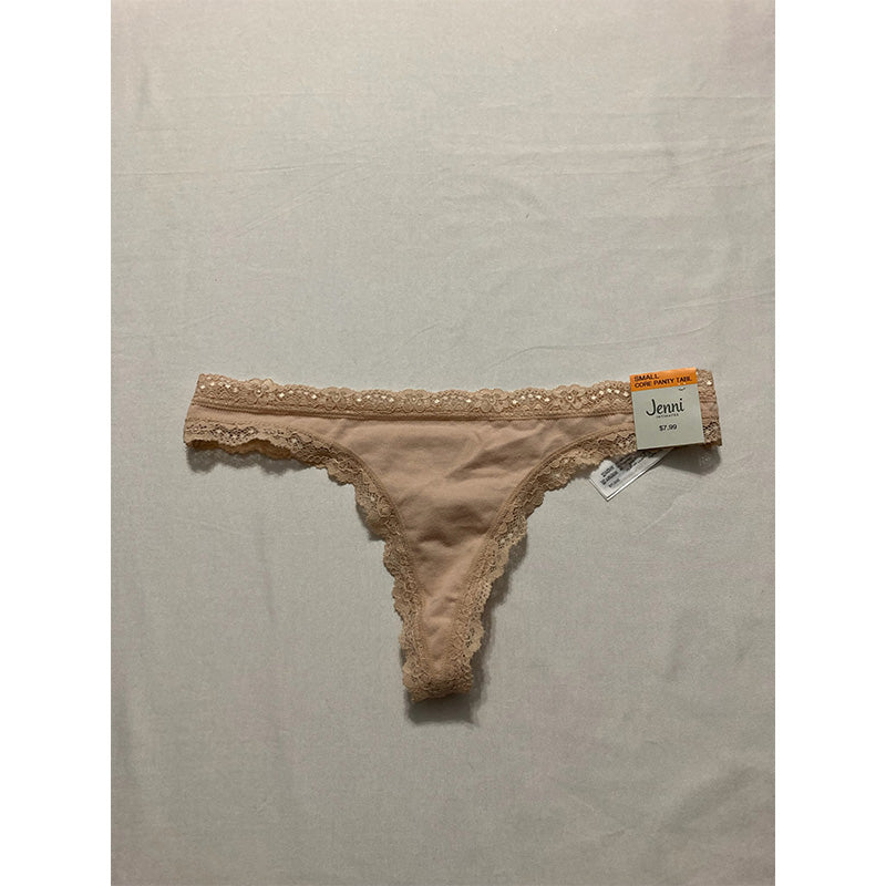 Jenni  Lace-Trim Thong Chai S