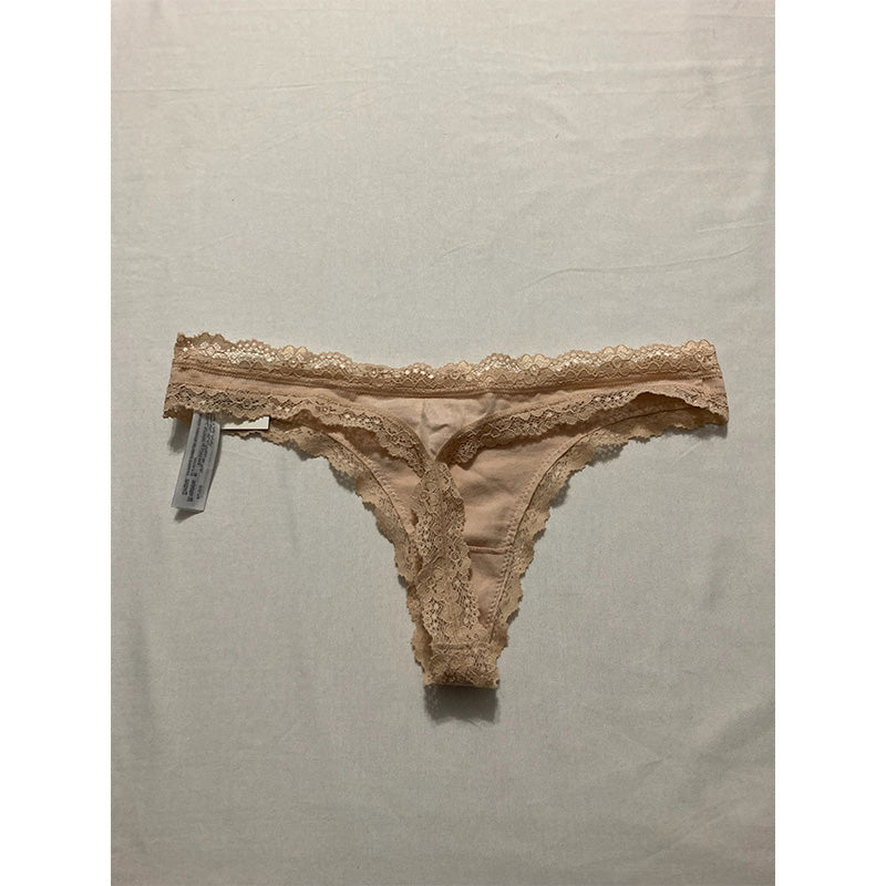 Jenni  Lace-Trim Thong Chai S