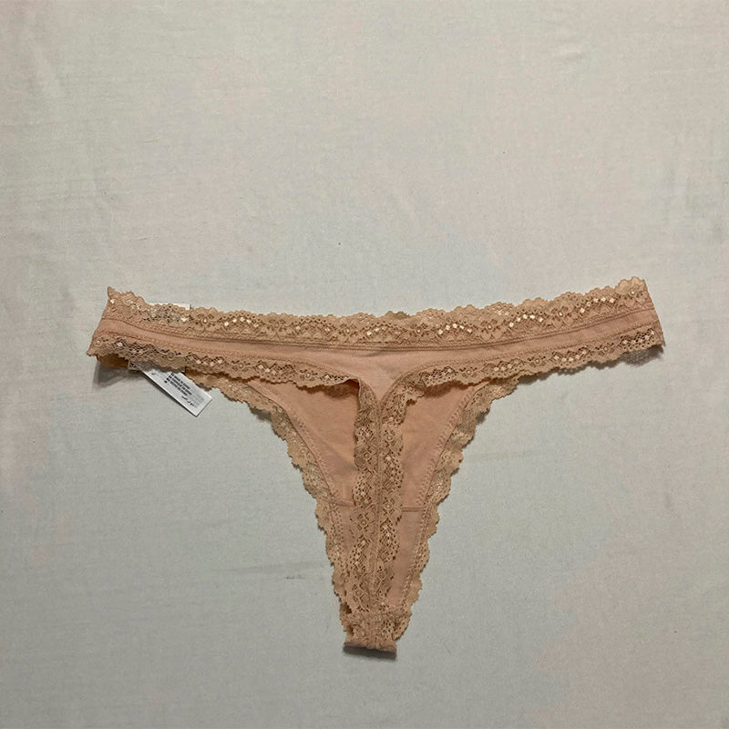 Jenni Women's Lace-Trim Thong