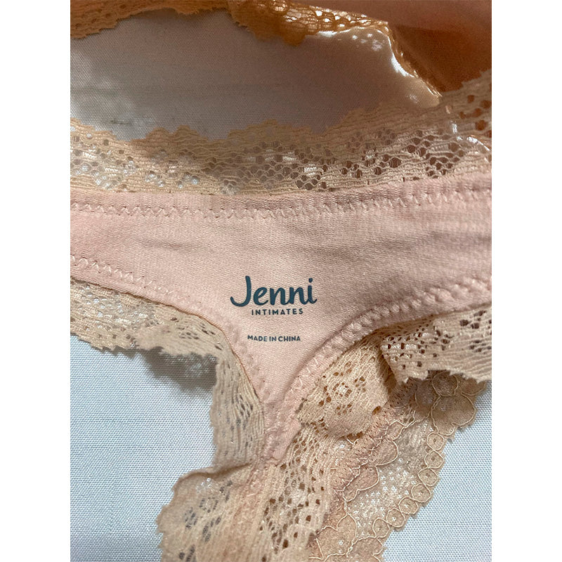 Jenni Women's Lace-Trim Thong