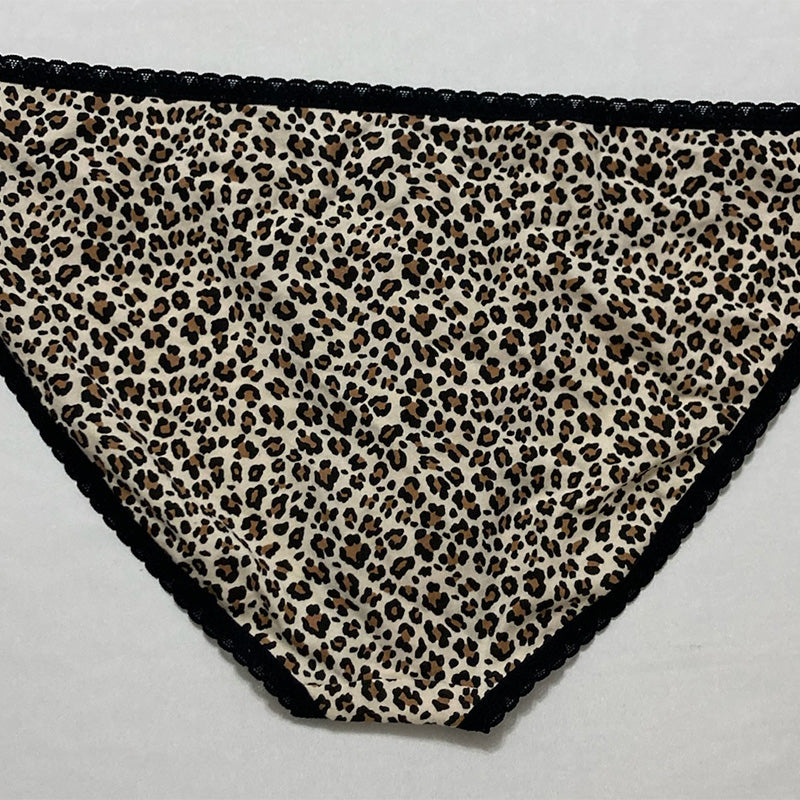 Jenni Lace Trim Bikini Underwear Wild leo-nude 3XL