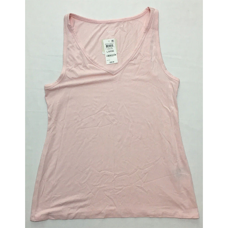 Alfani Ultra Soft Modal Tank Top Pink L