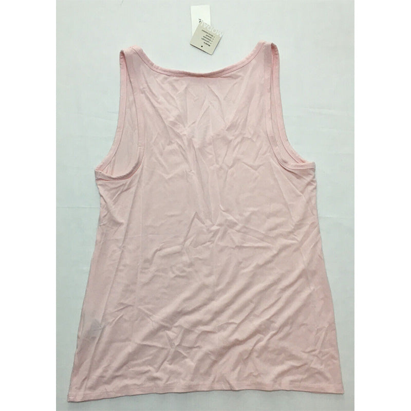 Alfani Ultra Soft Modal Tank Top Pink L