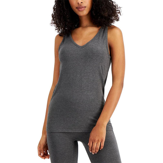 Alfani Ultra Soft Modal Tank Top Heather Charcoal S