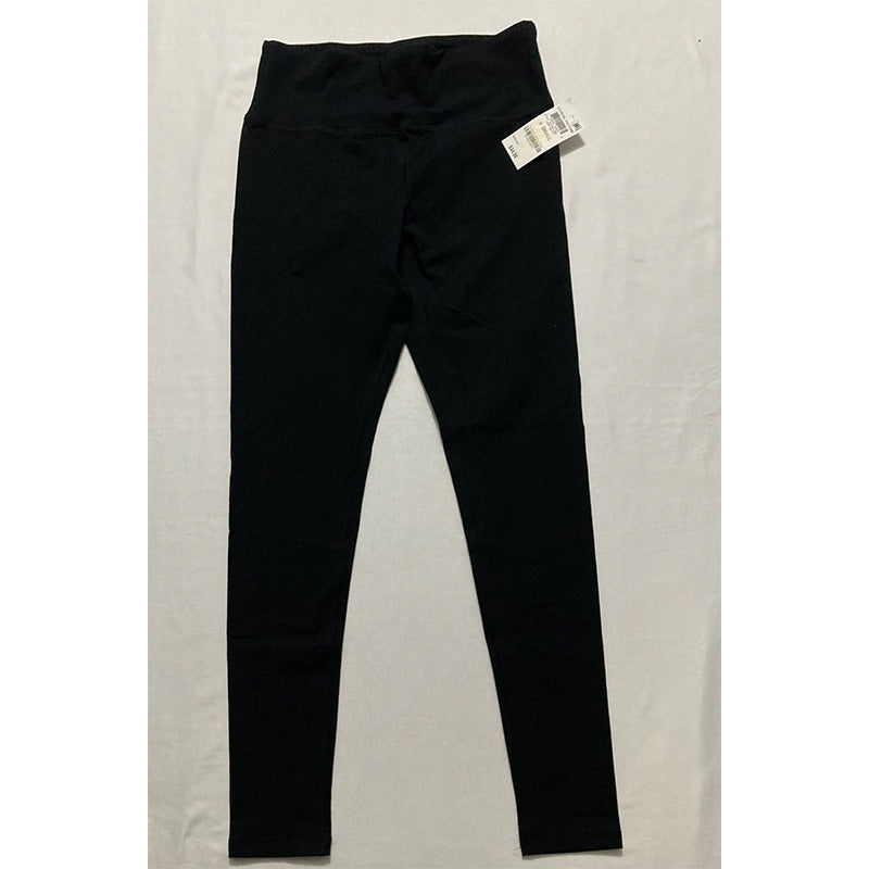Jenni Cotton Stretch Pull-On Leggings Black  XS