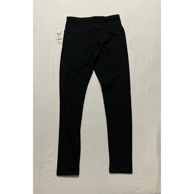 Jenni Cotton Stretch Pull-On Leggings Black  XS