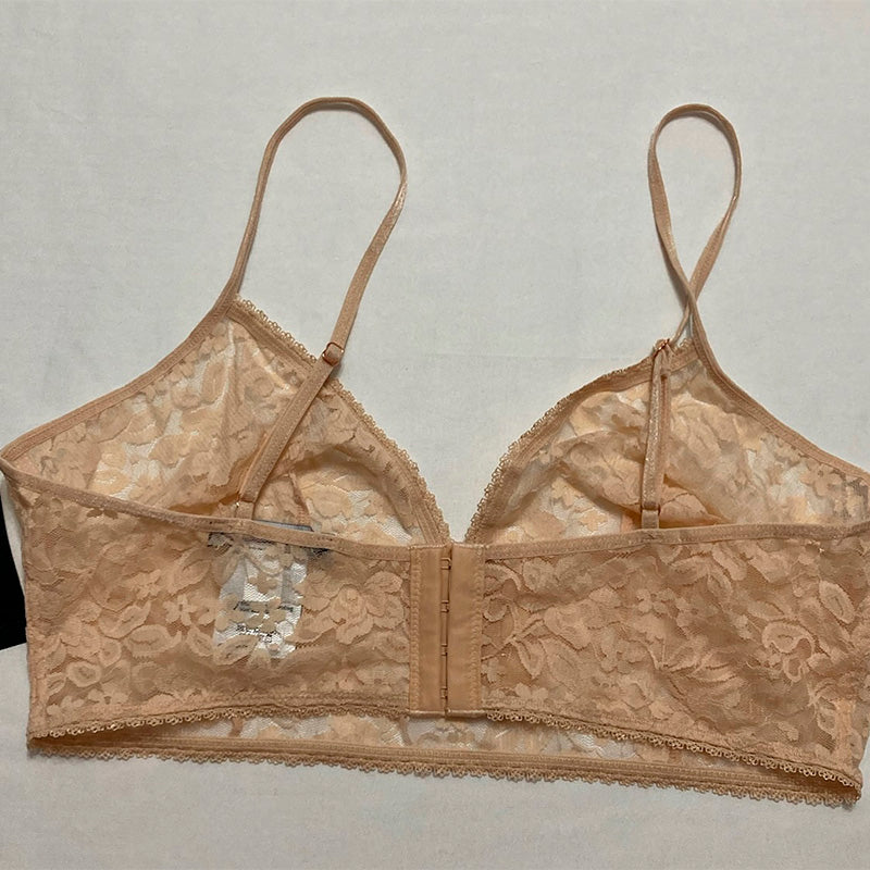 INC Intimates Floral Bralette Bra Ivory L