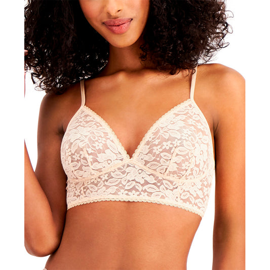 INC Intimates Floral Bralette Bra Ivory L