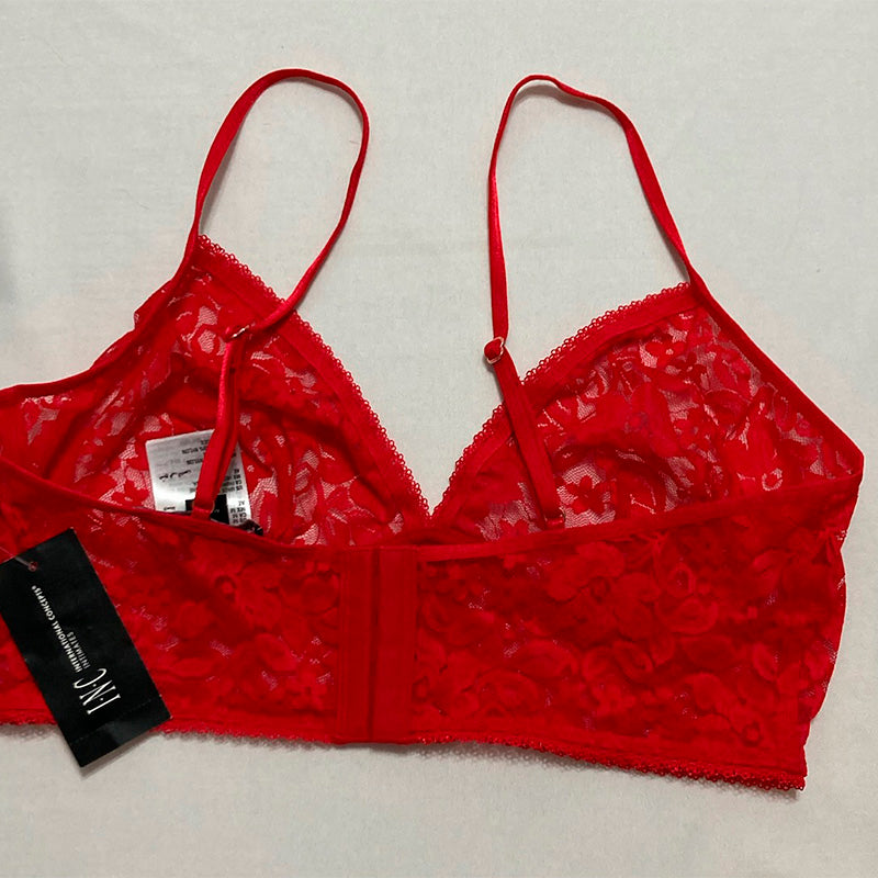 INC Floral Bralette Bra Ski Patrol S