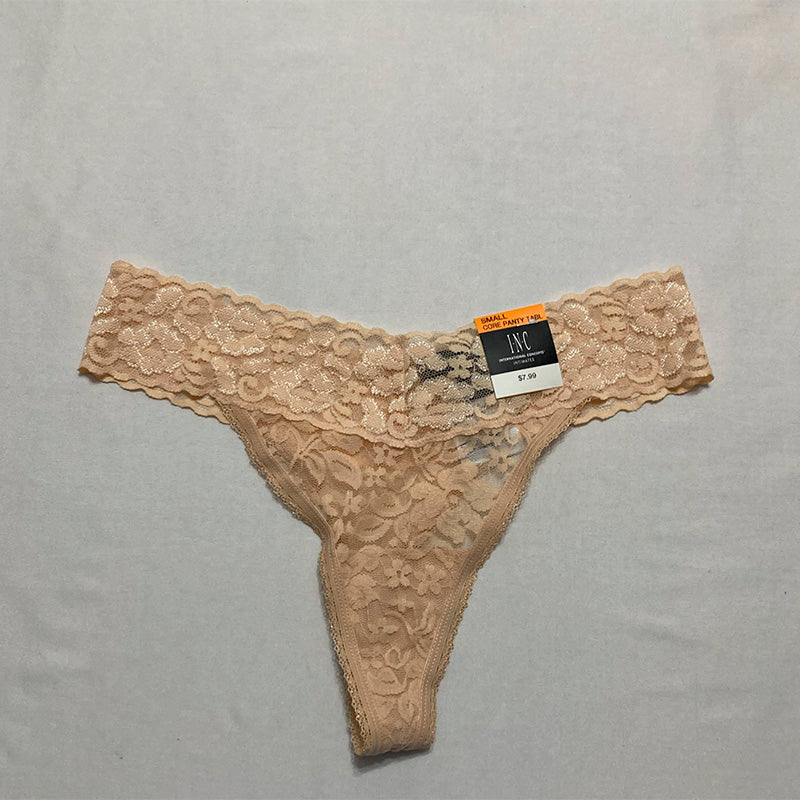 INC  Lace Thong Underwear  Almond Latte