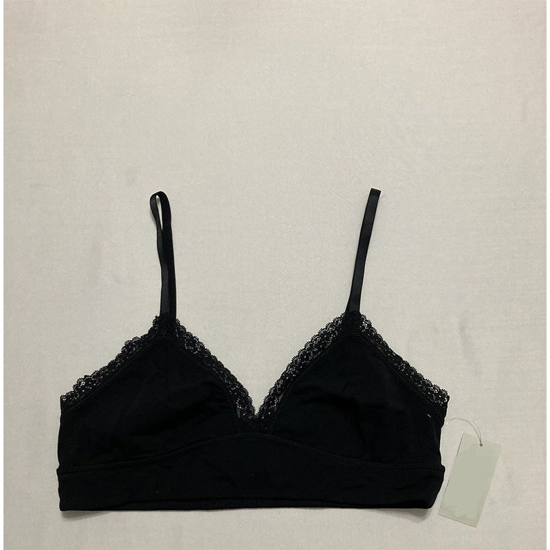 Jenni On Repeat Wide Lace Bralette Black 2XL