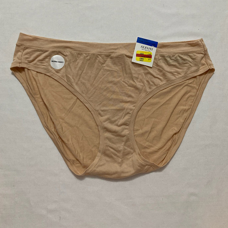 Alfani Ultra Soft Mix-and-Match Bikini Underwear Cream Ivory XL