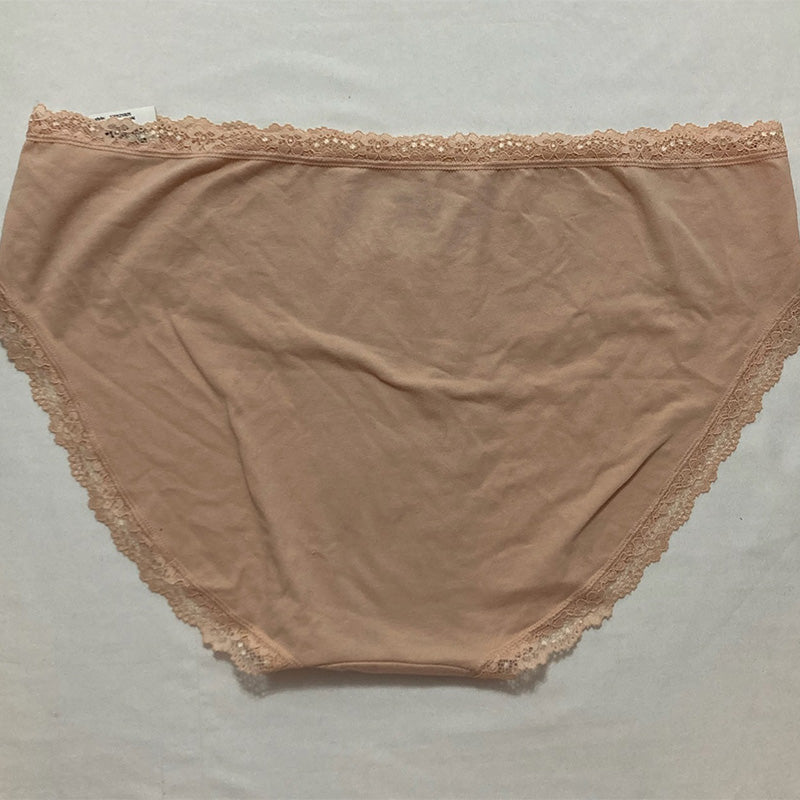 Jenni Lace Trim Hipster Underwear Beige 3XL