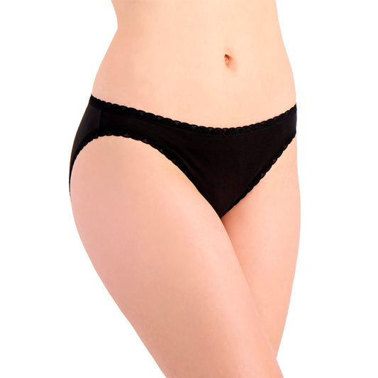 Jenni Lace Trim Bikini Underwear Black 3XL