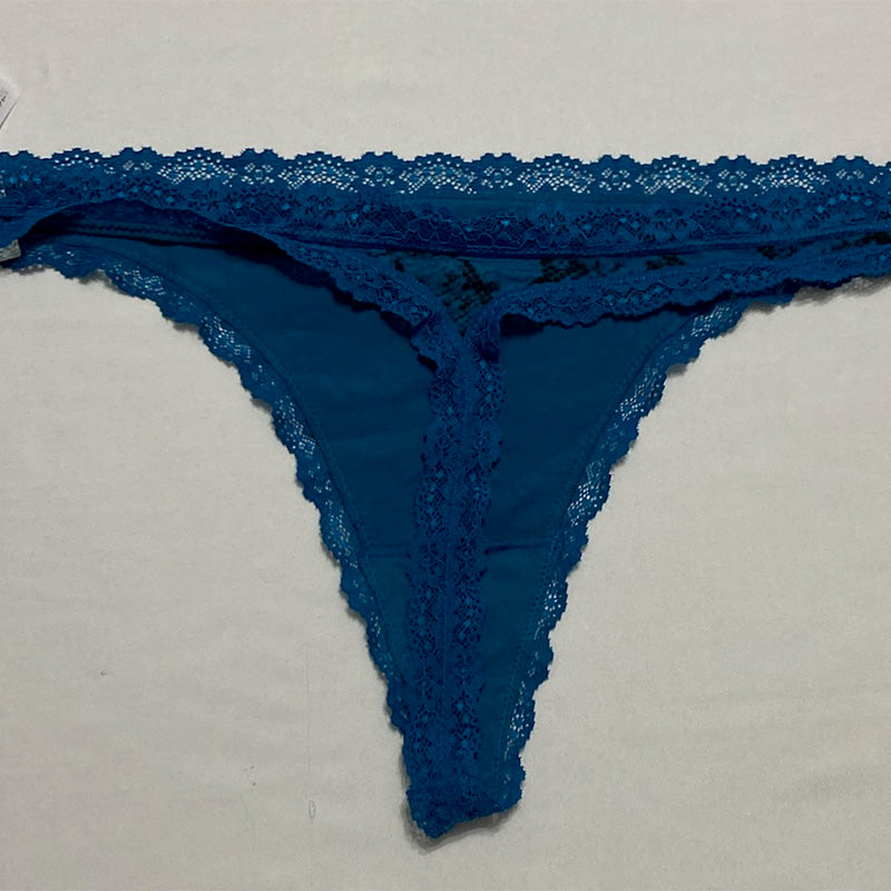 Jenni Women's Lace-Trim Thong Snake 3XL