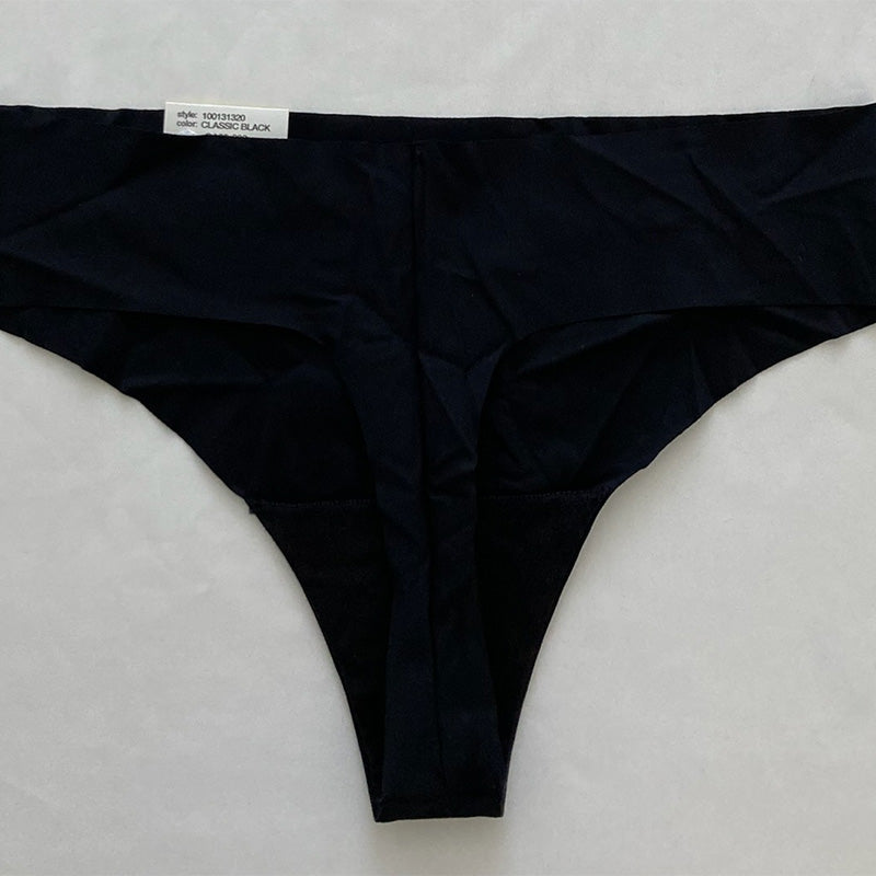 Alfani Women's Laser-Cut Thong Underwear Black S