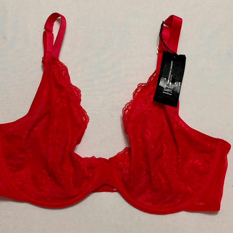 INC Apex Lace Bra Ski Patrol XL