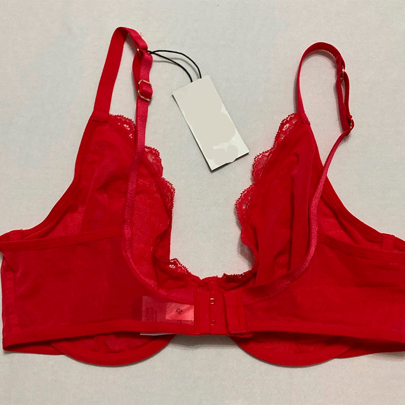INC Apex Lace Bra Ski Patrol XL
