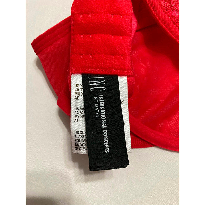INC Apex Lace Bra Ski Patrol XL