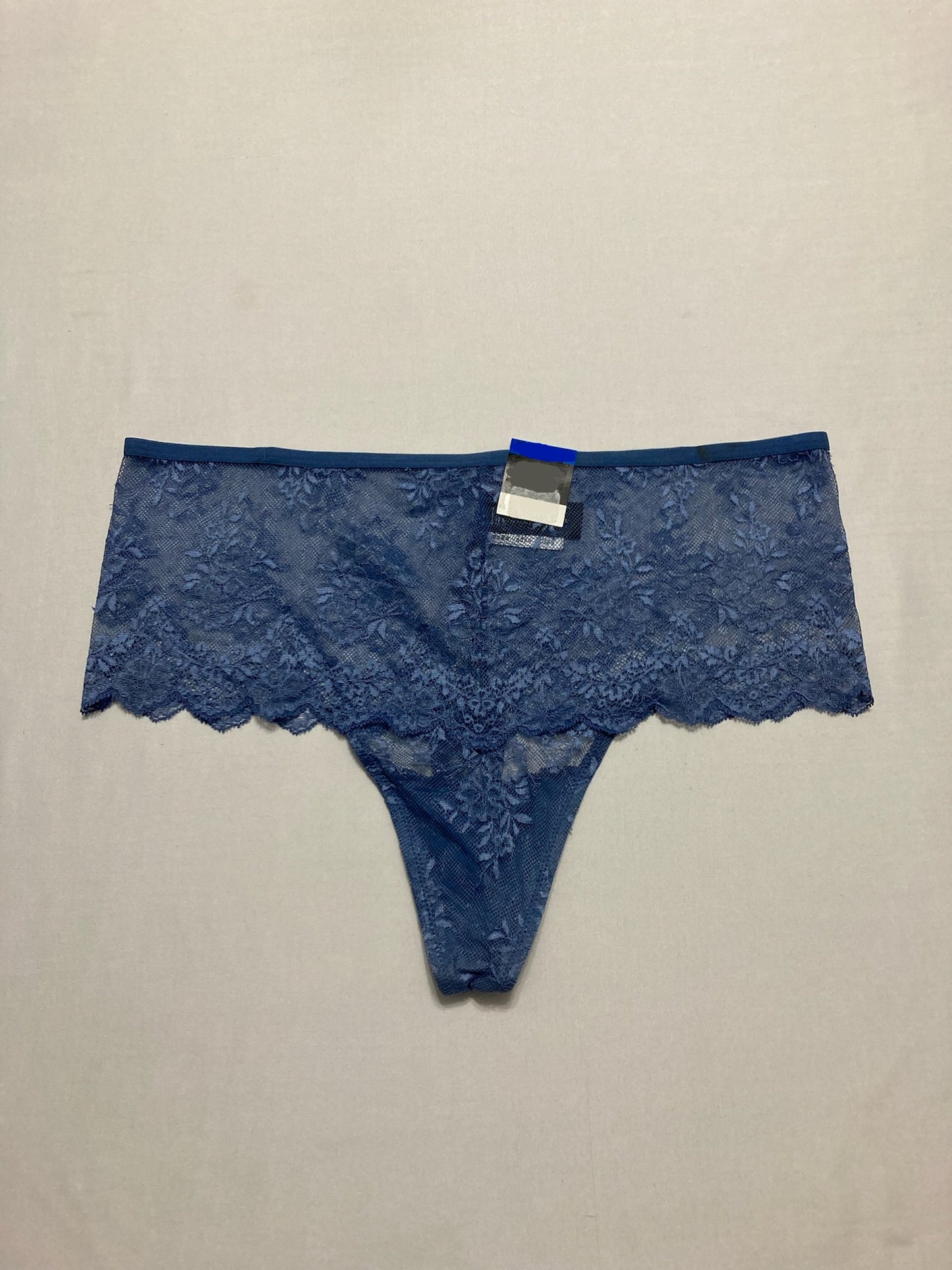 Inc International Concepts High-Waist Lace Thong Night Fall XL