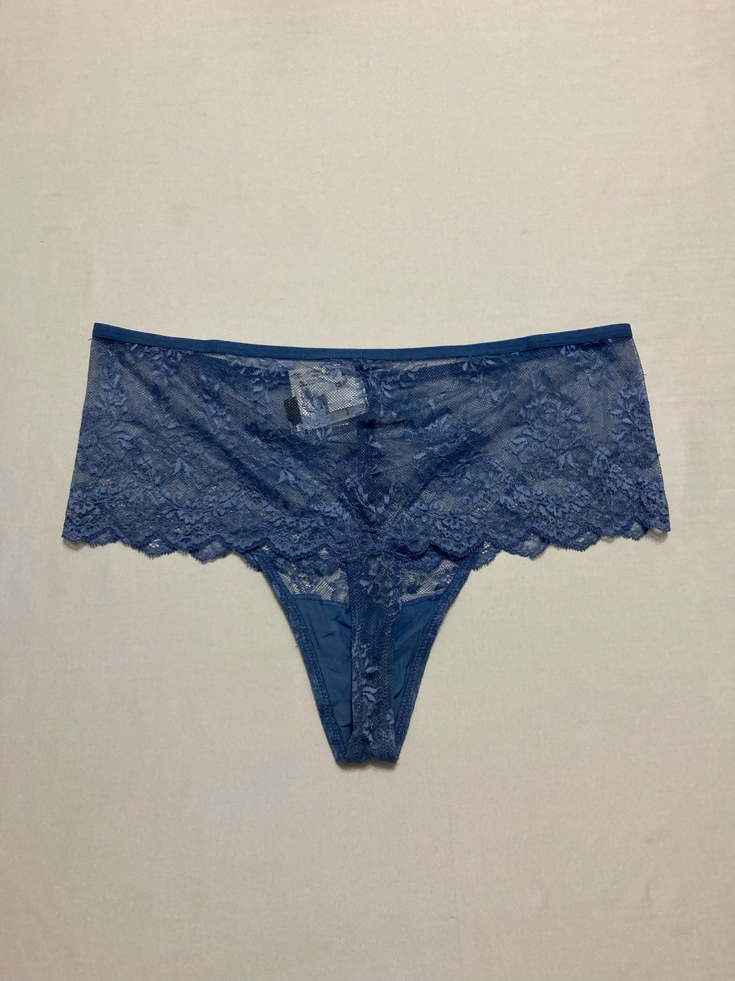 Inc International Concepts High-Waist Lace Thong Night Fall XL
