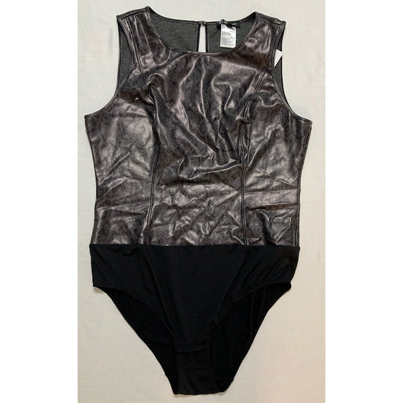 INC Womens Printed Sleeveless Bodysuit 2XL