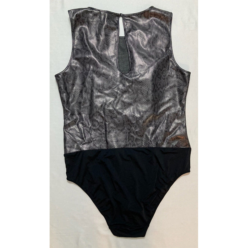 INC Womens Printed Sleeveless Bodysuit 2XL