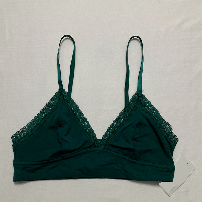 Jenni On Repeat Wide Lace Bralette June Bug S
