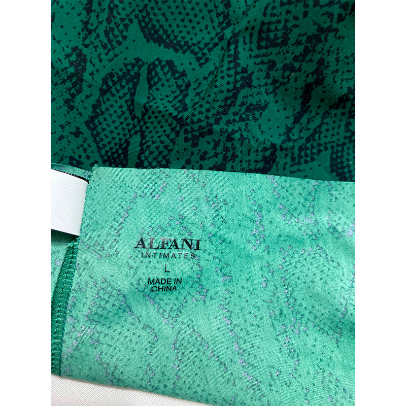 Alfani Women's Laser-Cut Hipster Underwear Snake Skin L