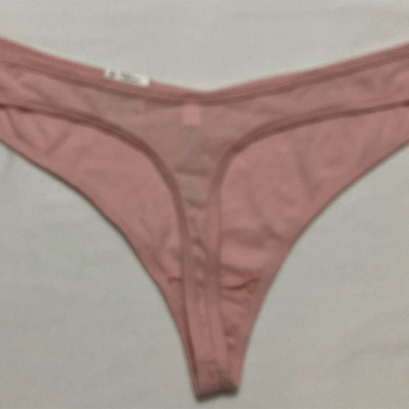 Jenni Women's Ribbed Thong Peachskin S
