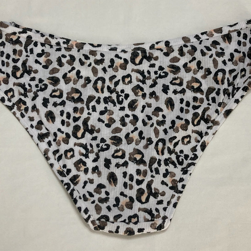 Jenni Ribbed Hipster Underwear Watercolor Leo L