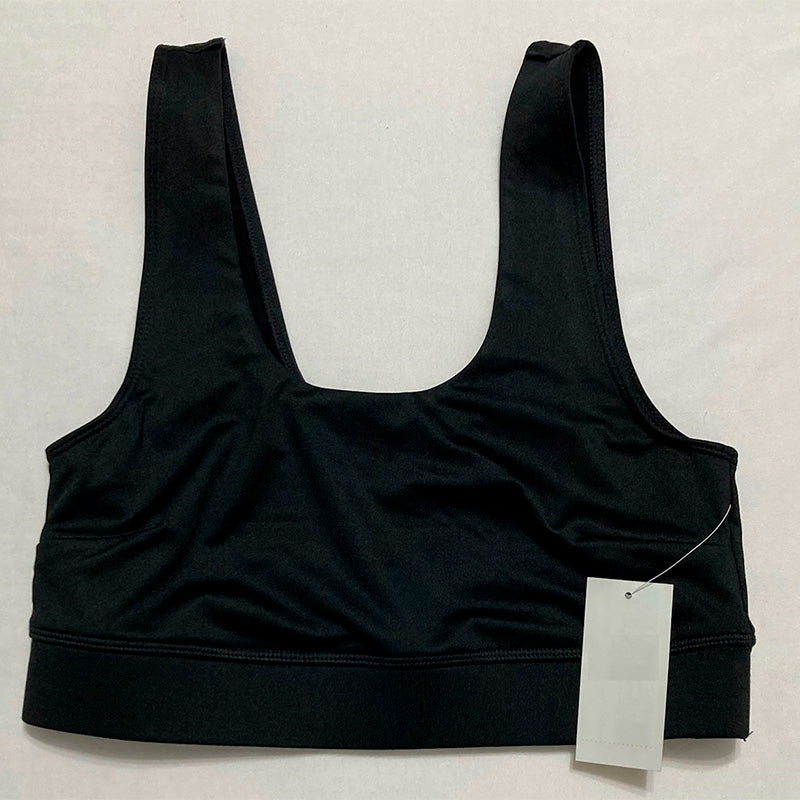 Jenni Square-Neck Bralette Black S