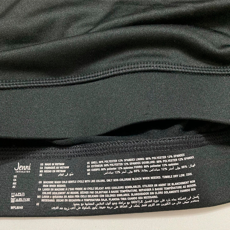 Jenni Square-Neck Bralette Black S