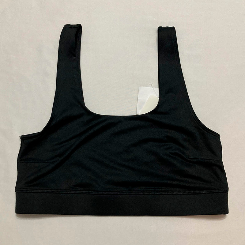 Jenni Square-Neck Bralette and Babydoll Strapless Sports Bra Tank Top L