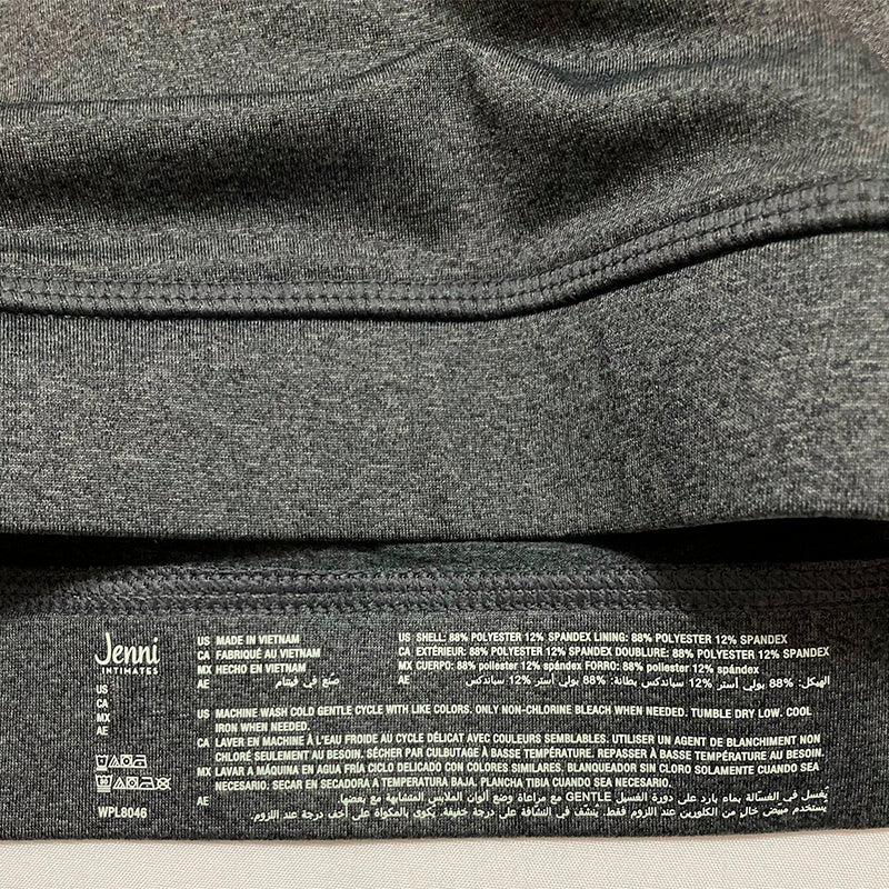 Jenni Square-Neck Bralette Wine Harbor XL