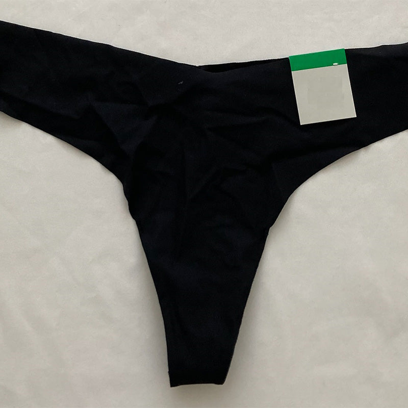 Jenni No-Show Thong Underwear Black S