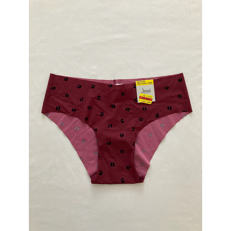 Jenni No-Show Thong Underwear Simple Leo M