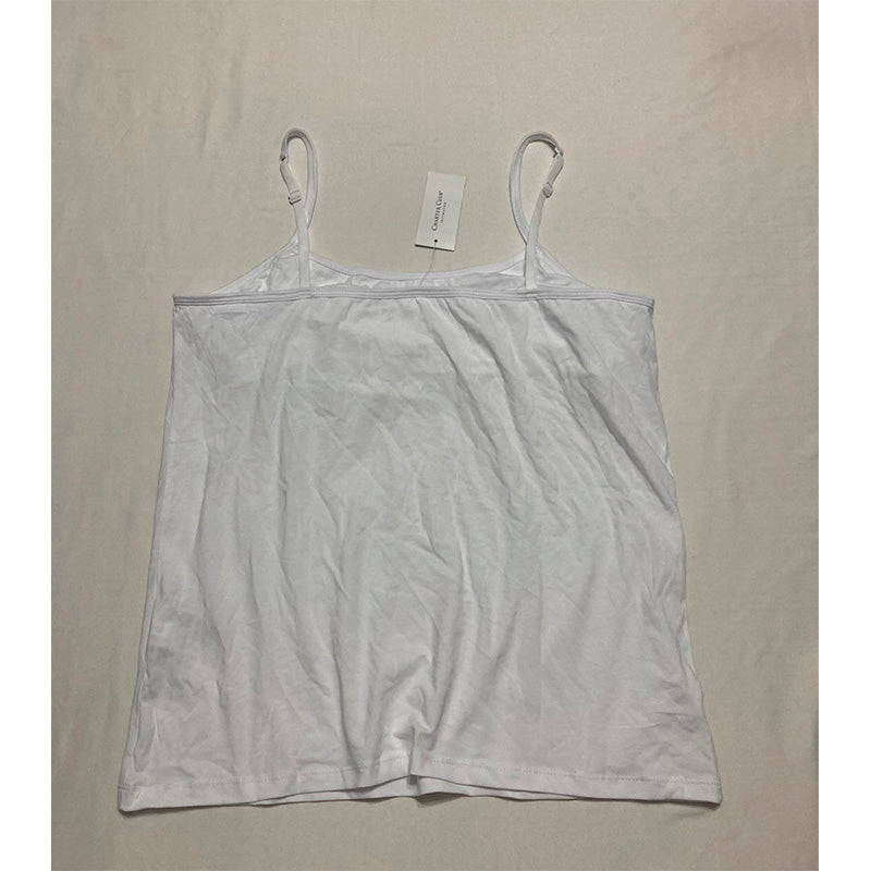 Charter Club Shelf-Bra Cami Tank White XL