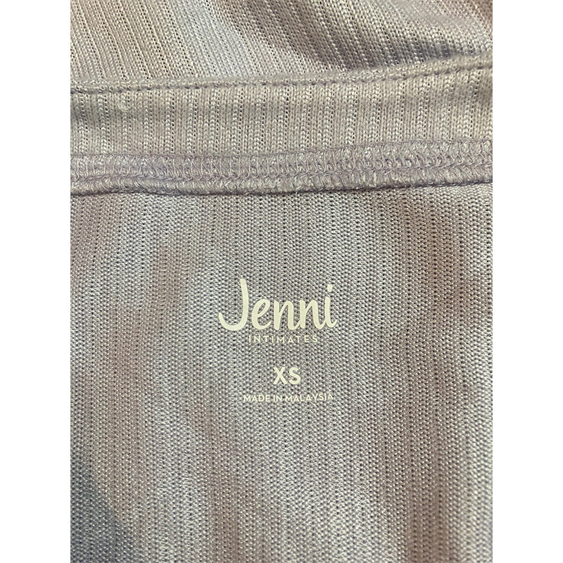Jenni Ribbed Henley Only Pajama Top Lilac XS