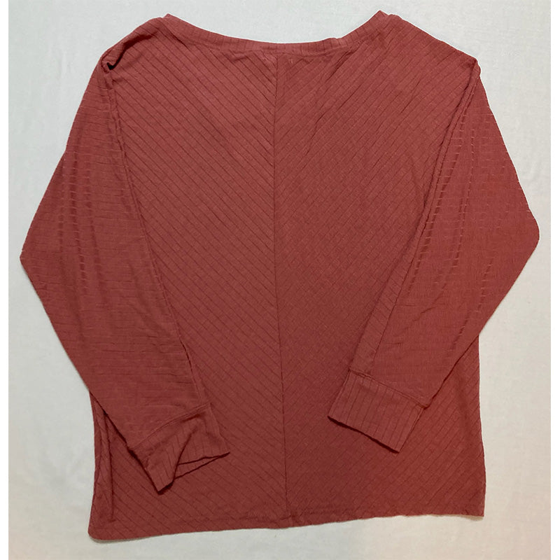 Jenni Super-Soft Long-Sleeve Top Rose XL