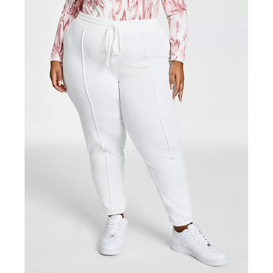 Jenni Style Not Size Jogger Pants White 2XL