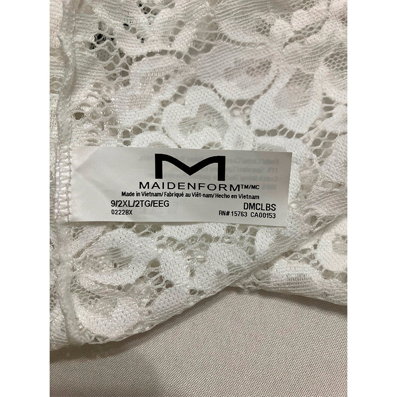 Maidenform Casual Comfort Cheeky Boyshort Boy Short Panties White XXL