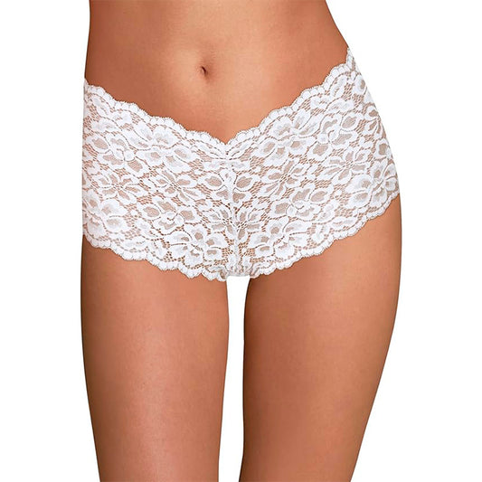 Maidenform Casual Comfort Cheeky Boyshort Boy Short Panties White XXL