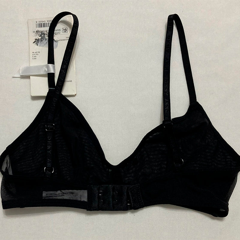 DKNY Women's Mesh Bralette S Black