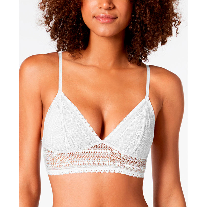 DKNY Intimates Mix Match Lace Bralette White L