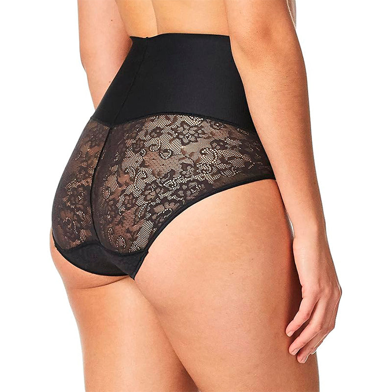 Maidenform Tame Your Tummy Shaping Lace With Cool Comfort  Briefs Black Lace M