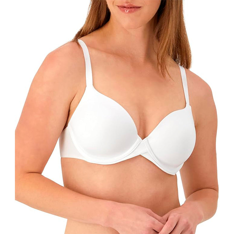 Maidenform Womens Underwire Bra One Fab Fit Demi White 38B