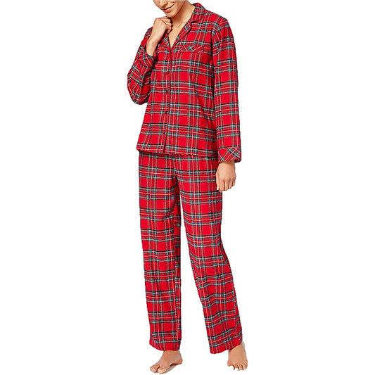Family Pajamas Womans Brinkley Plaid Pajama Red XL